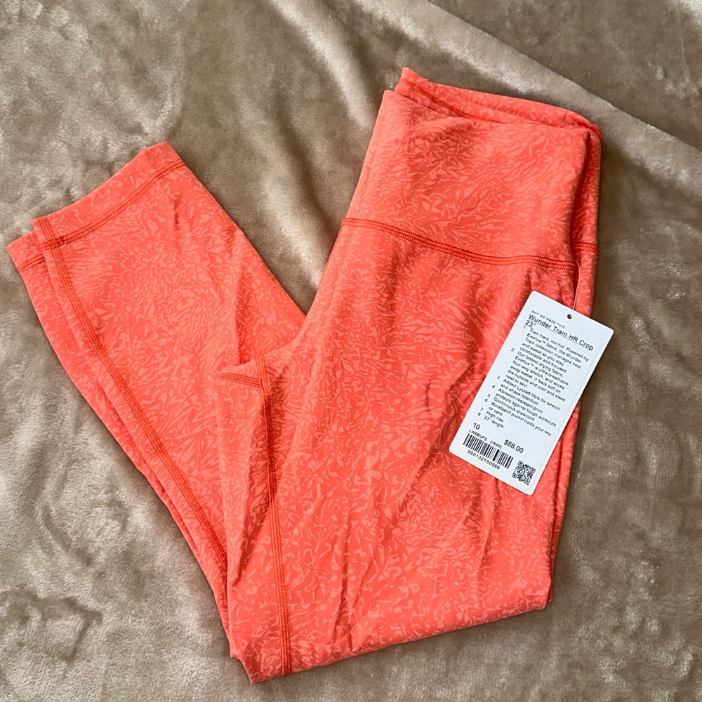 Lululemon Wunder Train HR Crop Leggings